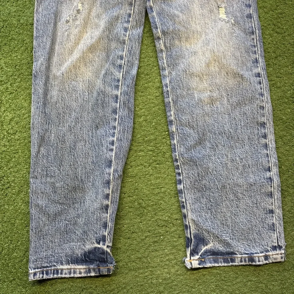 Anthropologie Pilcro Women's US 26 The Split Straight Jean Dark Wash Denim NEW‎